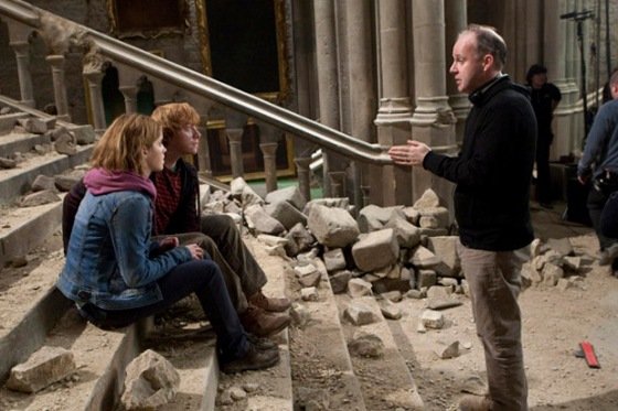 Ron and Hermione amongst the rubble